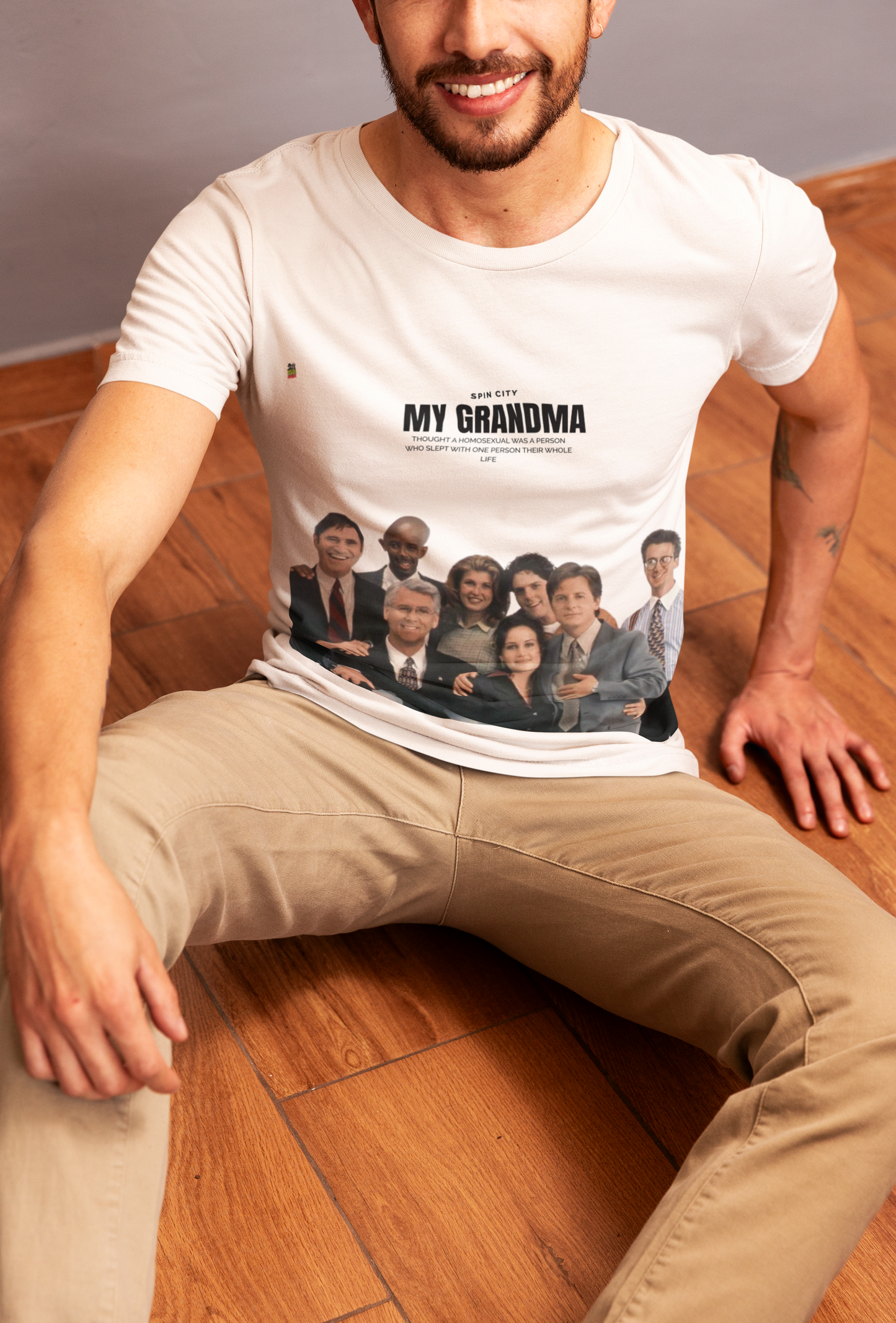 Spin City Grandma Joke T-Shirt - Funny Sitcom Quote Tee