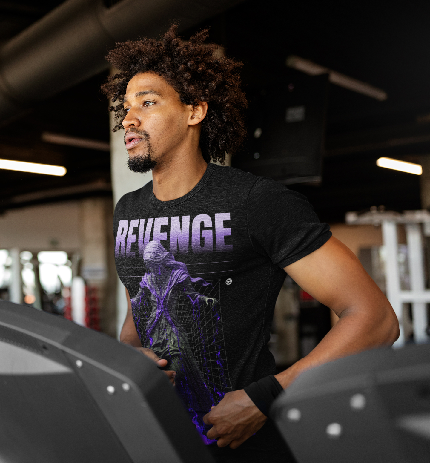 Cold marble. Dark intent. Wear the vengeance.