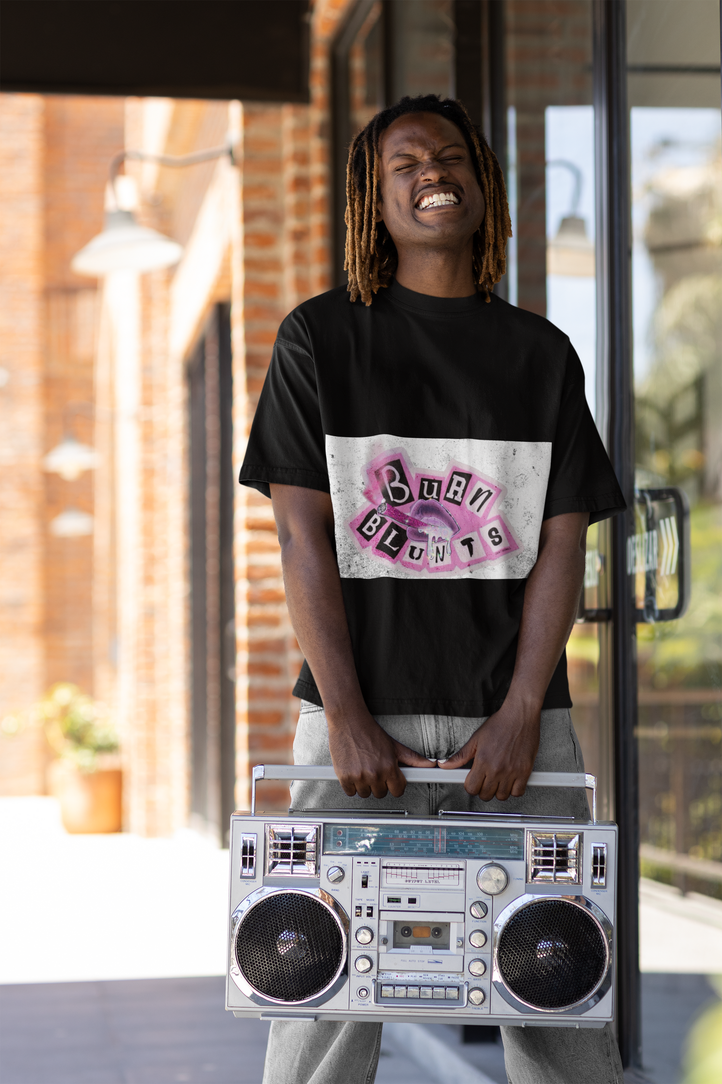 Burn Blunts Tee — Men’s Streetwear & Cannabis Graphic
