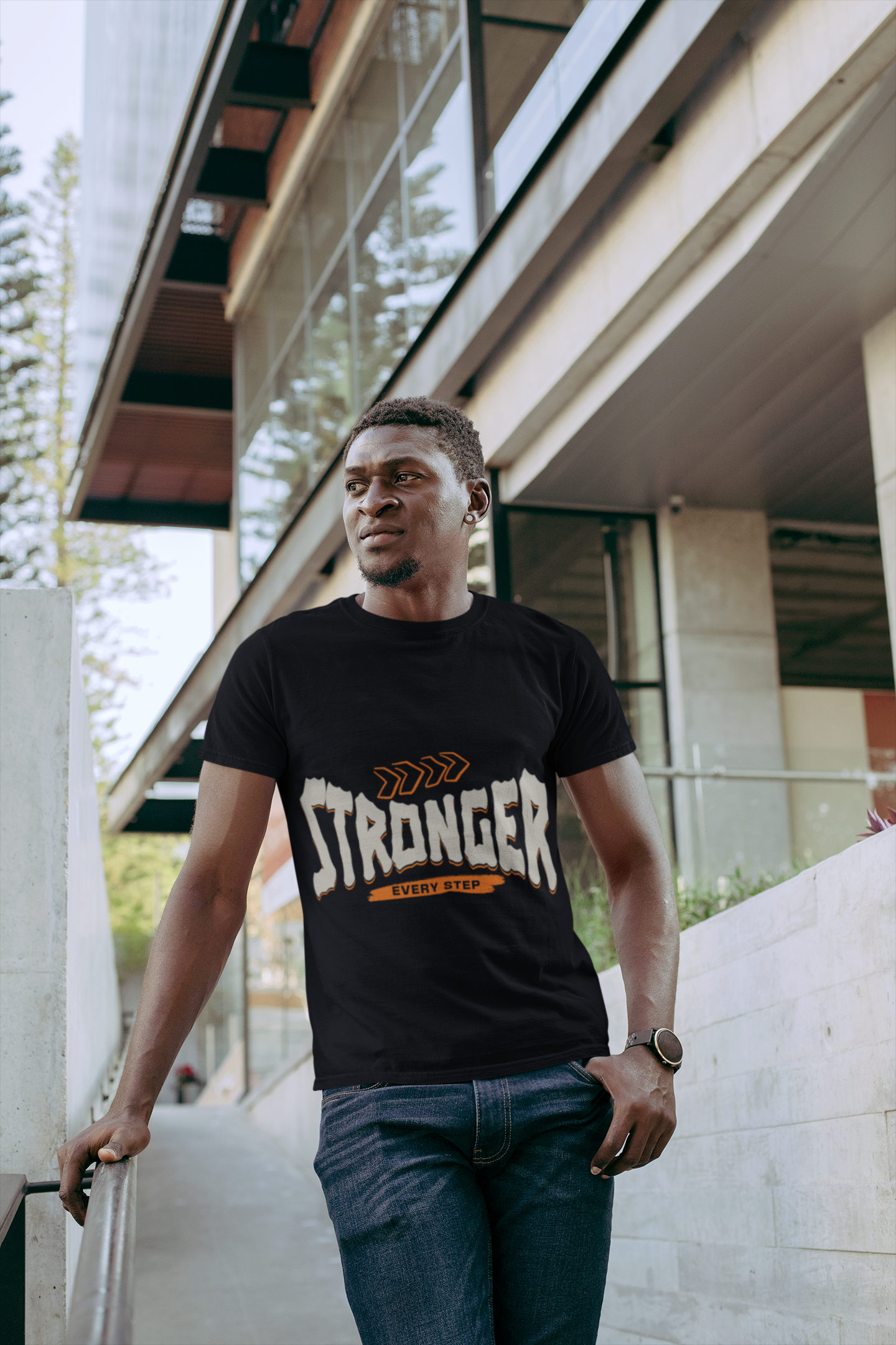 Step harder. Stand taller. Stronger every step.