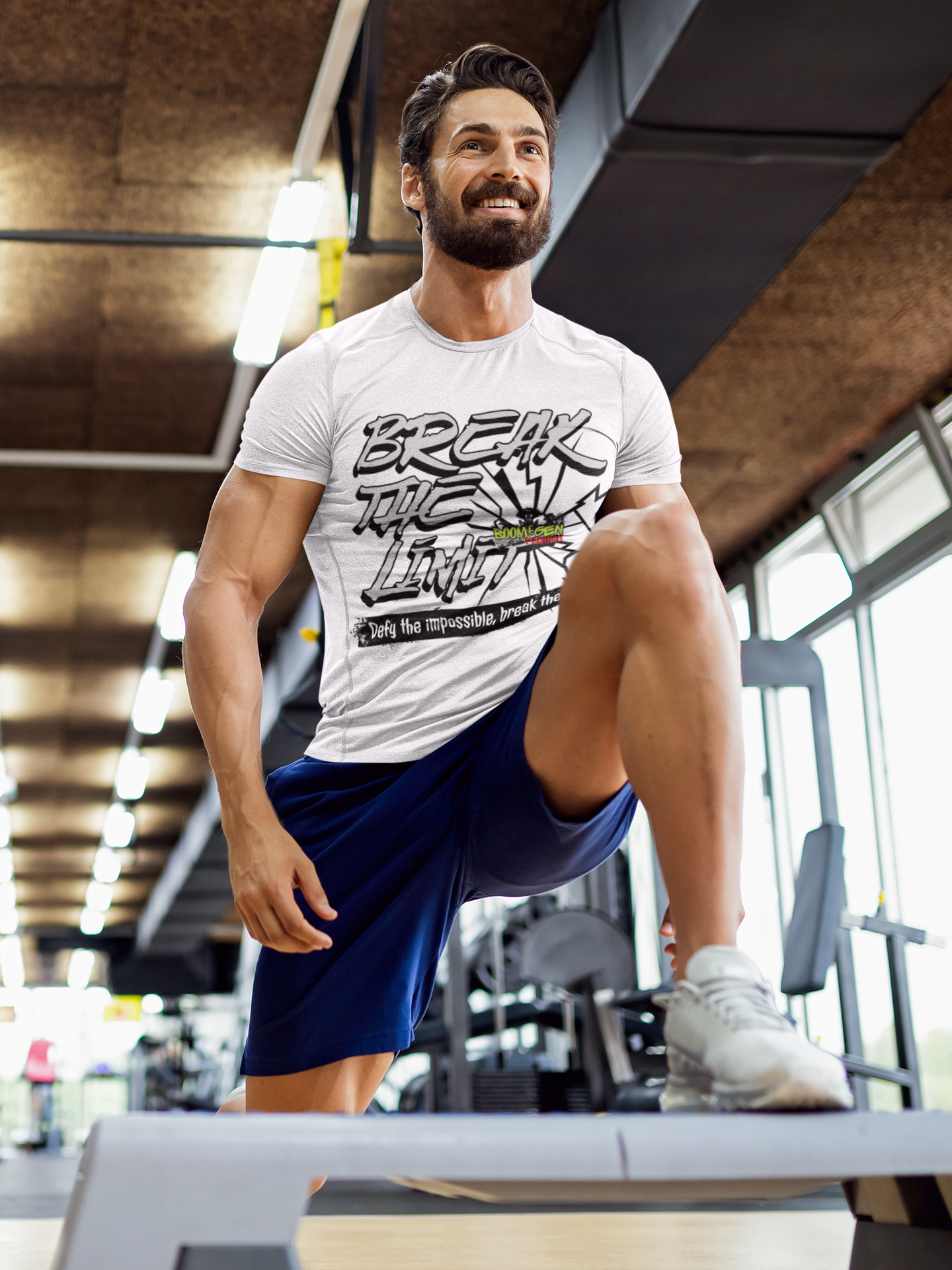 The "Break The Limit" Tee 💥| Motivational Gym & Streetwear Shirt | BOOM! GEN FASHION