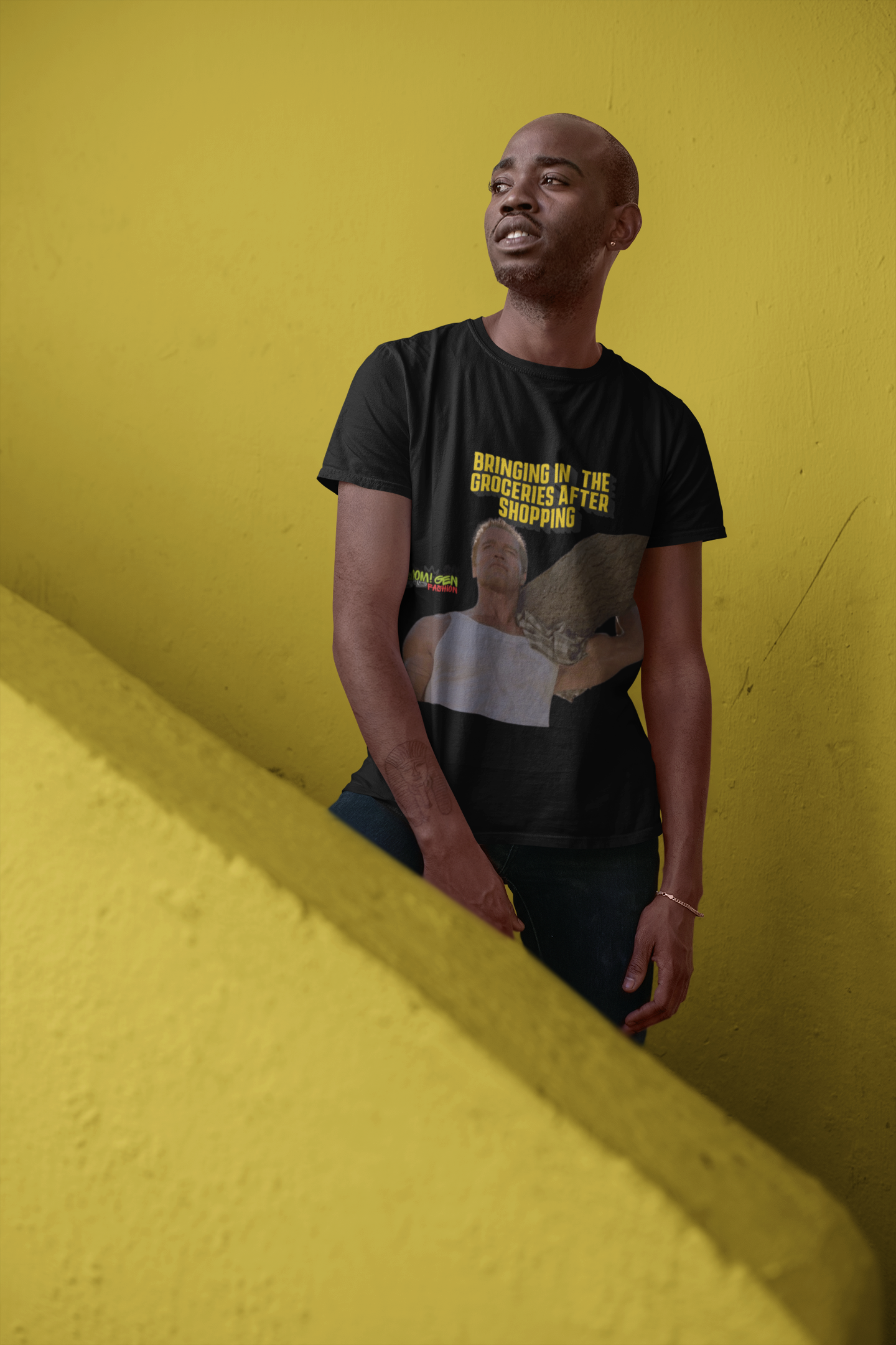 Arnold Schwarzenegger Groceries T-Shirt - Commando Strength