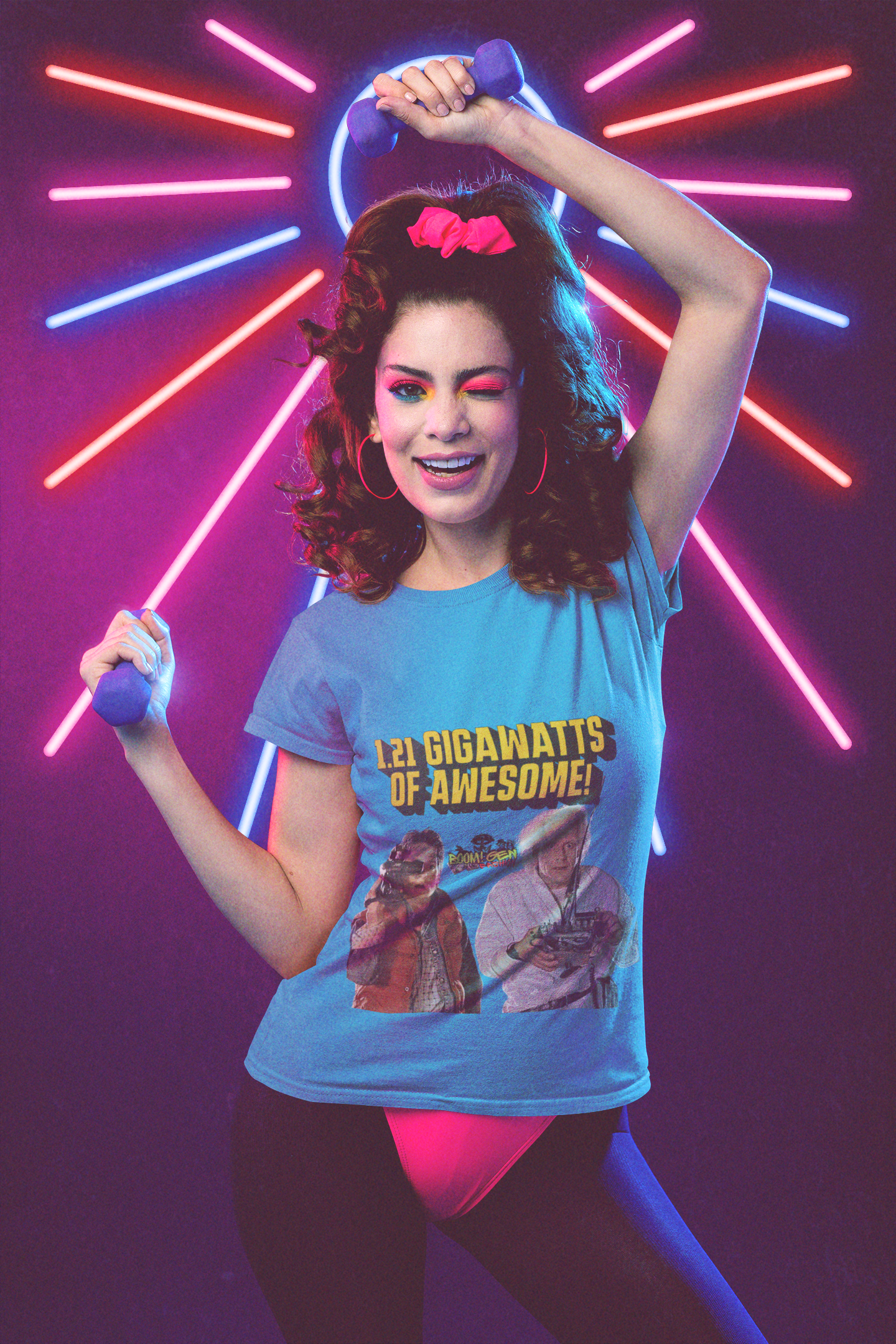 1.21 Gigawatts of Awesome — Retro Back to the Future Fan Tee