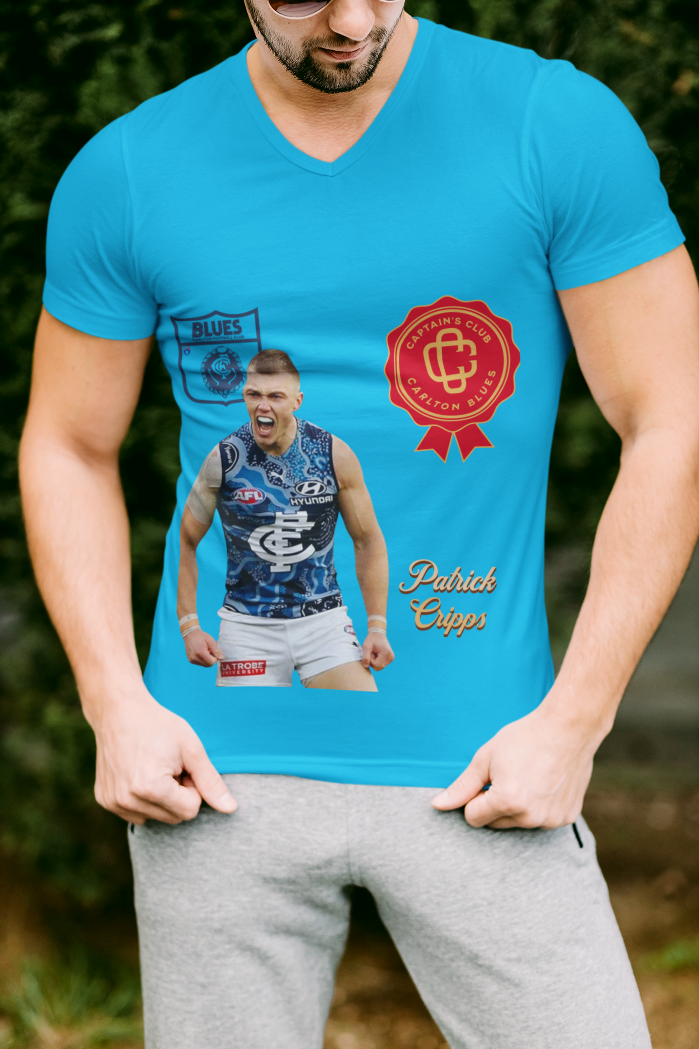 Patrick Cripps Carlton Tee — Captain’s Club