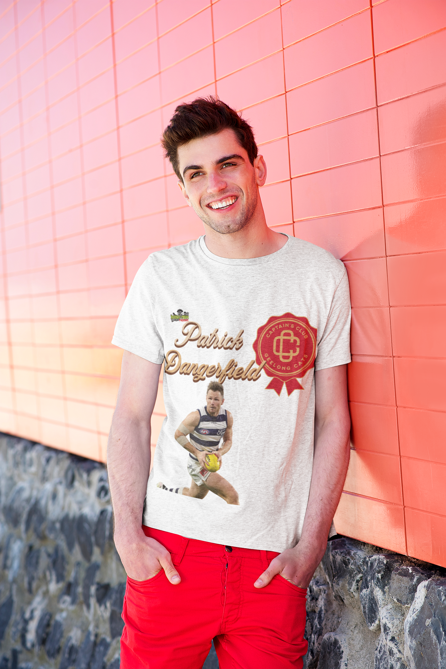 Patrick Dangerfield • Geelong Cats Tribute Tee — Captain’s Club Fan Shirt