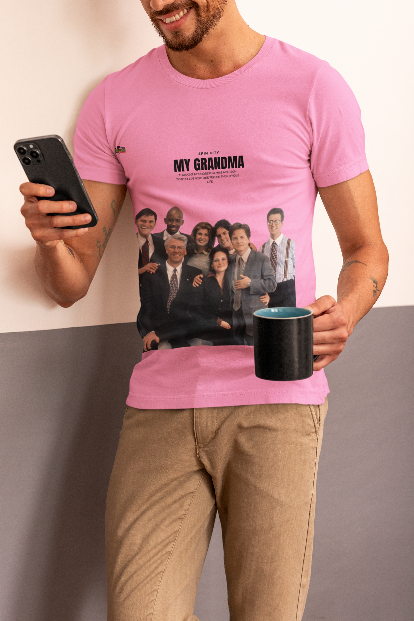 Spin City Grandma Joke T-Shirt - Funny Sitcom Quote Tee