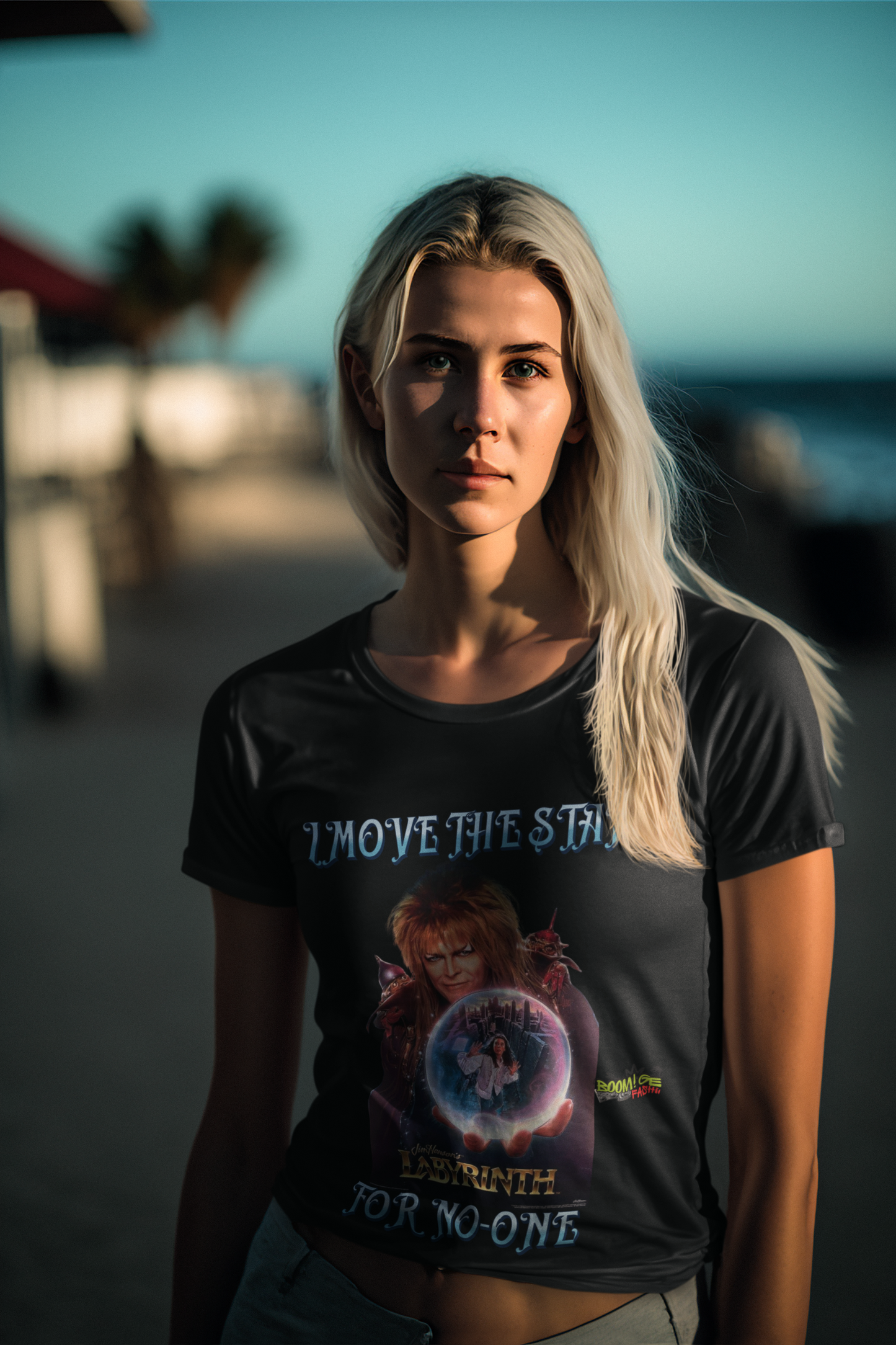 Labyrinth Jareth "I Move the Stars for No One" T-Shirt | David Bowie Fan Apparel