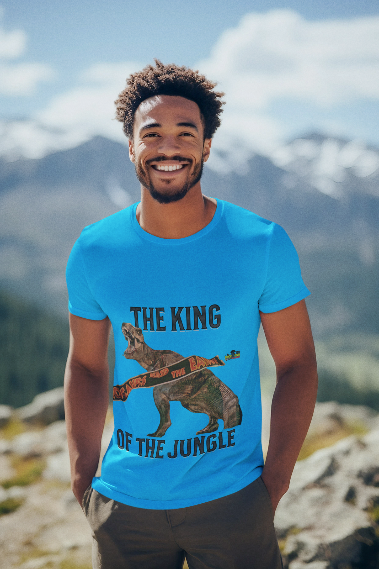 Jurassic Park T-Shirt — T. Rex “King of the Jungle” Retro Tee