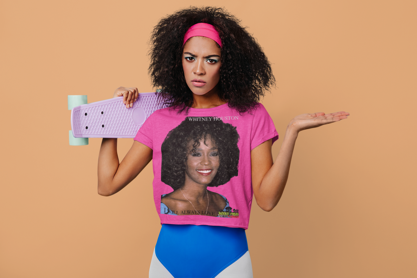 Whitney Houston "I Will Always Love Boom" T-Shirt - '90s Power Ballad Tee