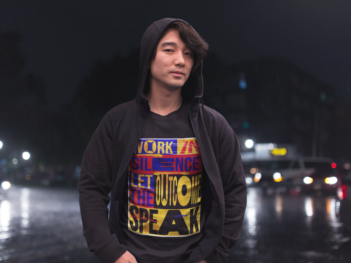 WORK IN SILENCE — Let Your Outcome Speak Tee — Limited Drop