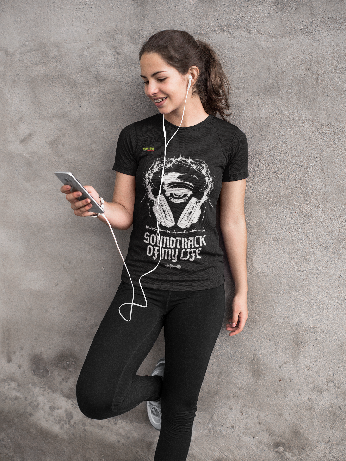 Soundtrack of My Life — Crowned Headphones Graphic Tee