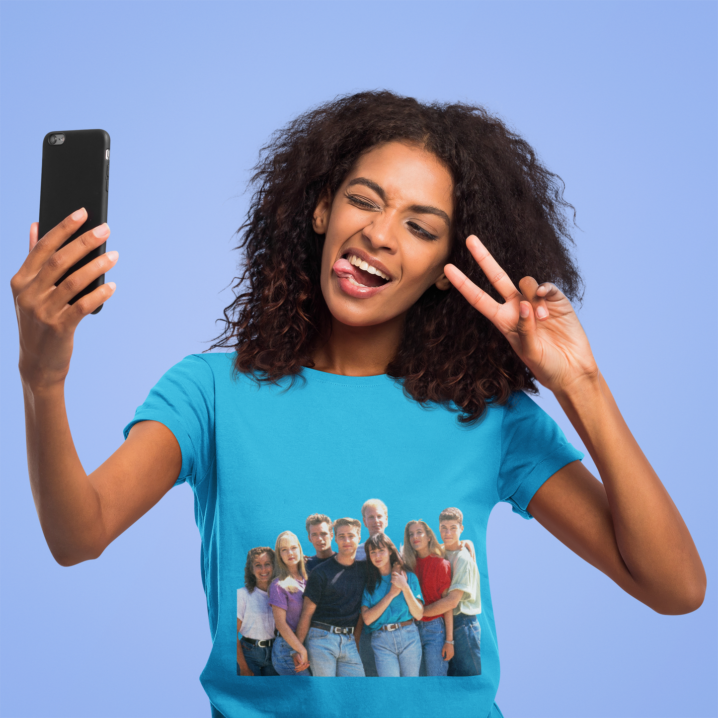 Original ’90s Beverly Hills 90210 Retro Cast Tee — Vintage Throwback 90210 Shirt