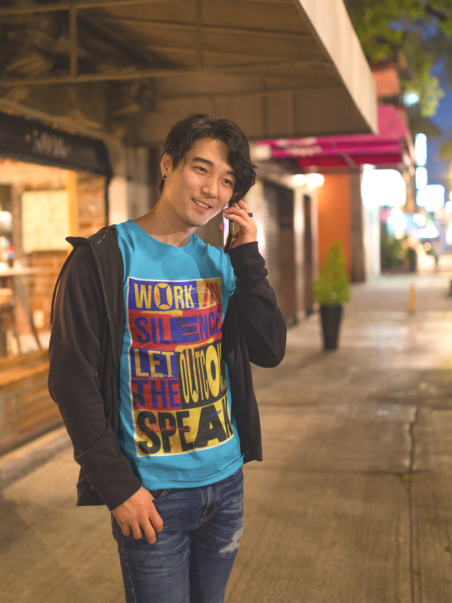 WORK IN SILENCE — Let Your Outcome Speak Tee — Limited Drop