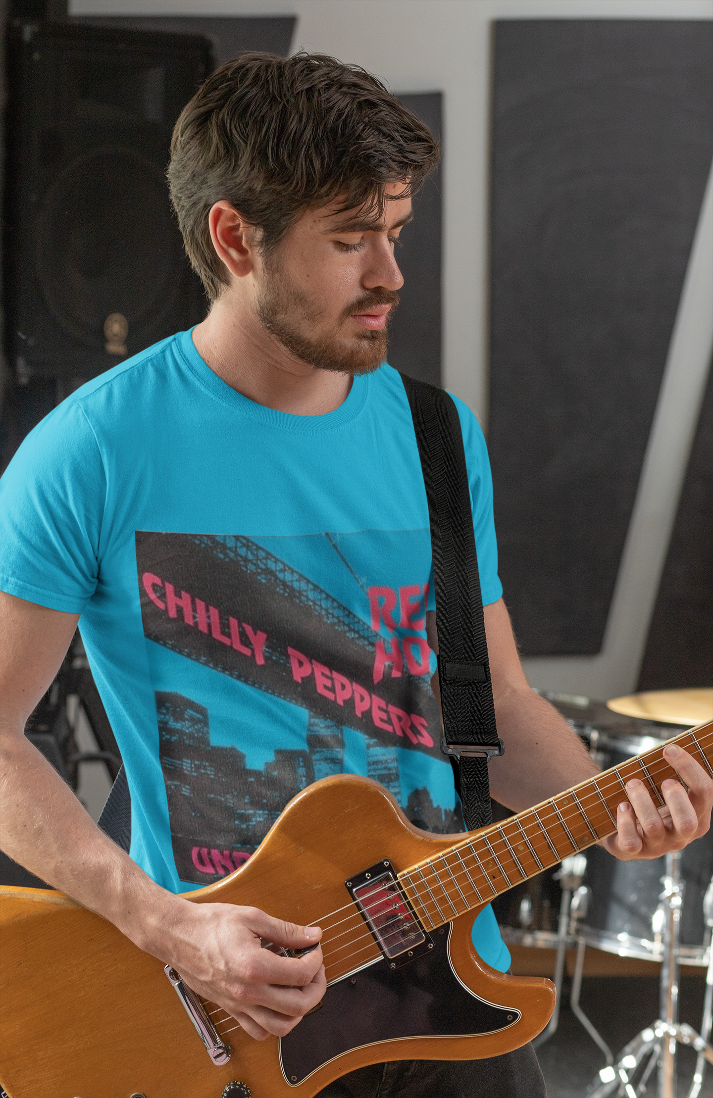Under The Boom T-Shirt - Clever RHCP "Under the Bridge" Parody Tee