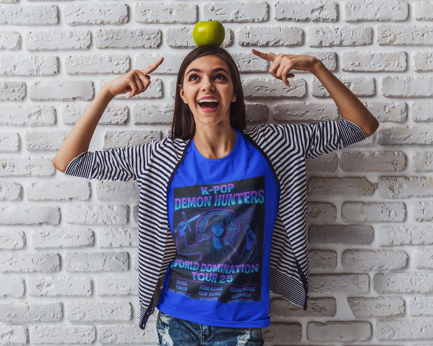 K-POP DEMON HUNTERS — World Tour ’25 Promo Tee