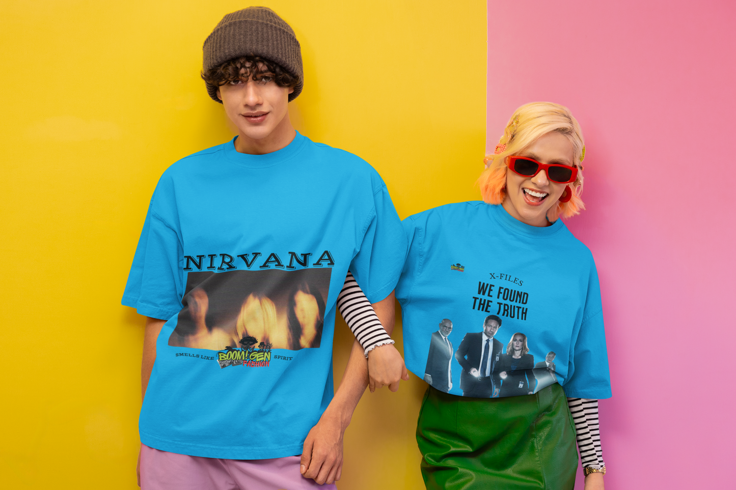 Nirvana "Smells Like Boom Spirit" Grunge T-Shirt - '90s Music