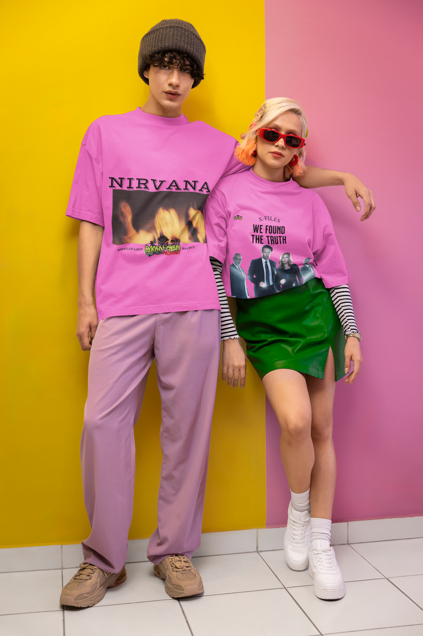 Nirvana "Smells Like Boom Spirit" Grunge T-Shirt - '90s Music