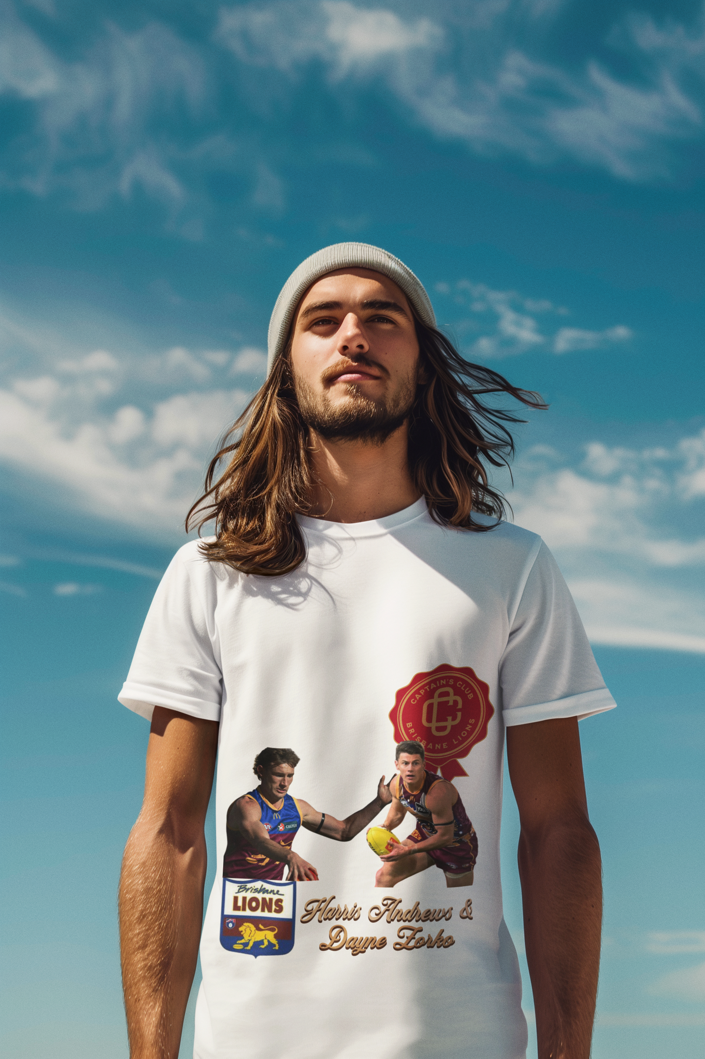 Dayne Zorko & Harris Andrews - Captains Club Tribute Tee