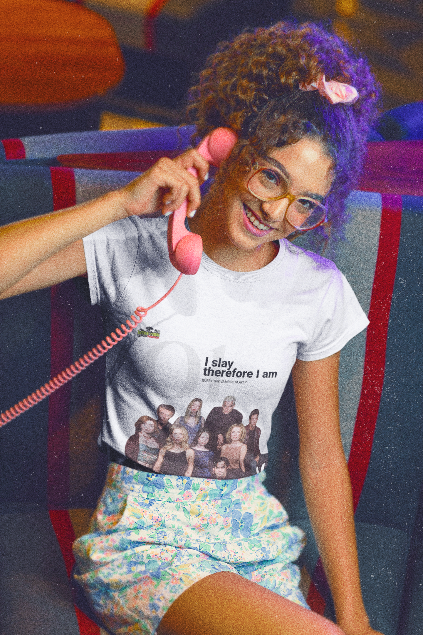 Chosen One Y2K Tee 🧛‍♀️ Buffy the Vampire Slayer Shirt Vintage 90s Scooby Gang Cast T-Shirt