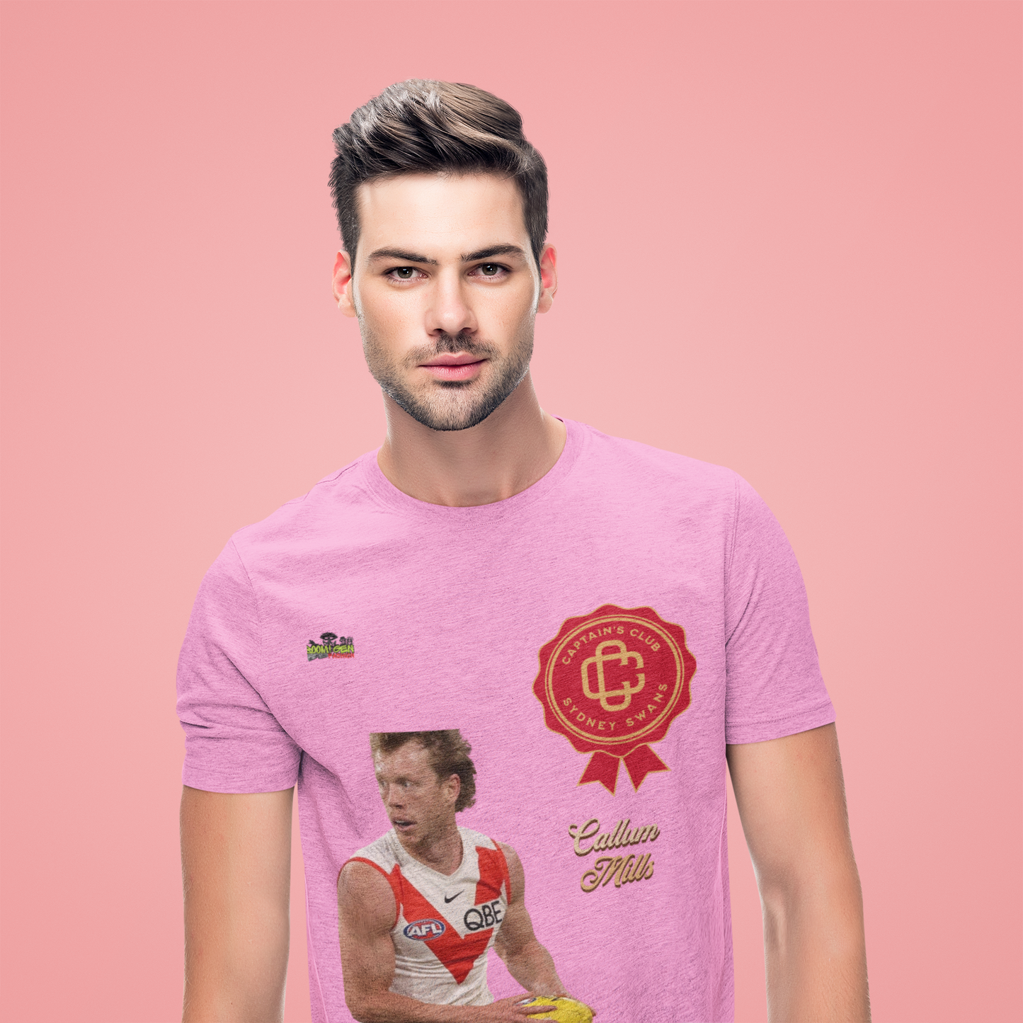 Sydney Swans Captain's Club Callum Mills T-Shirt | AFL Merch