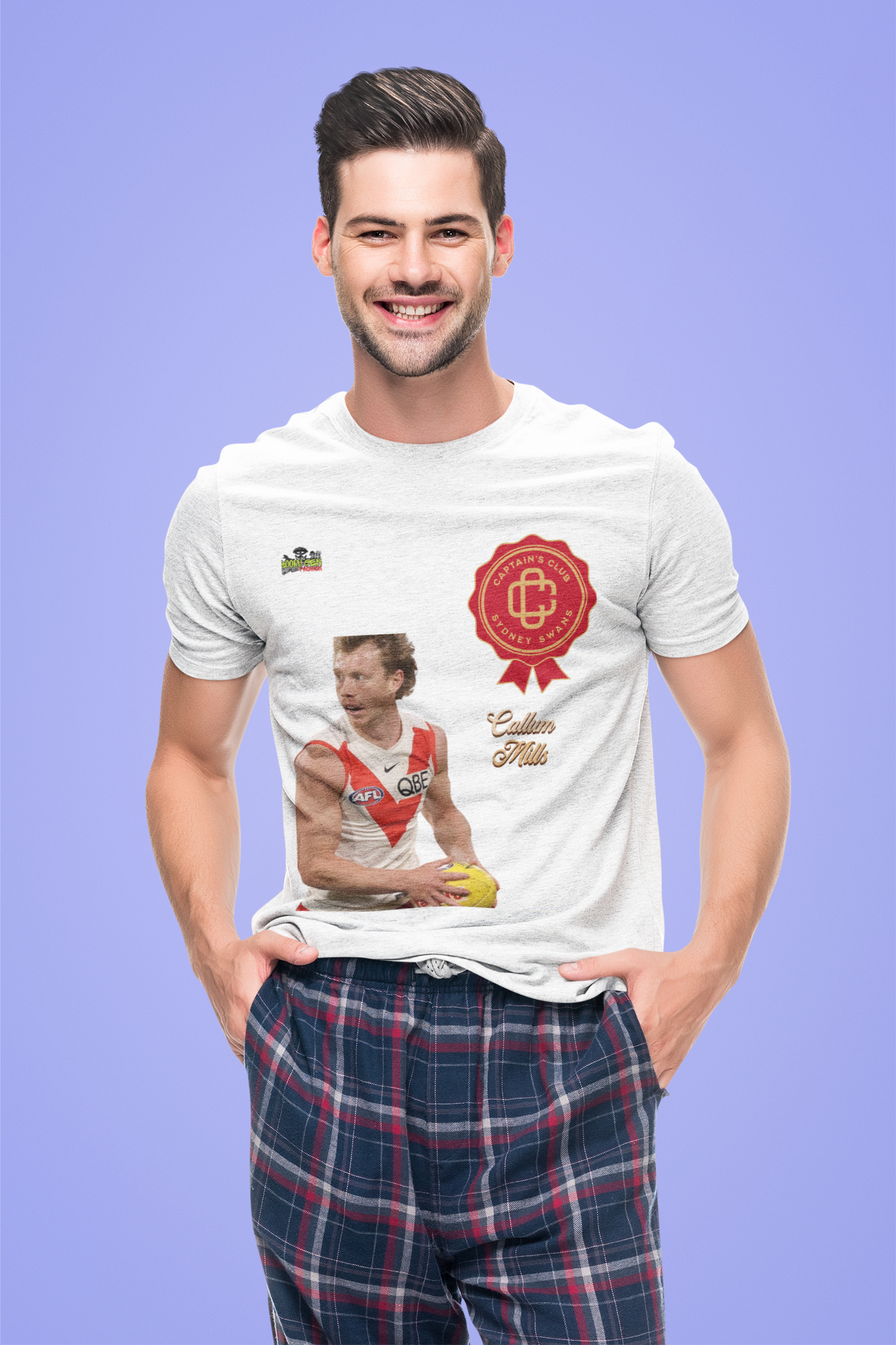 Sydney Swans Captain's Club Callum Mills T-Shirt | AFL Merch