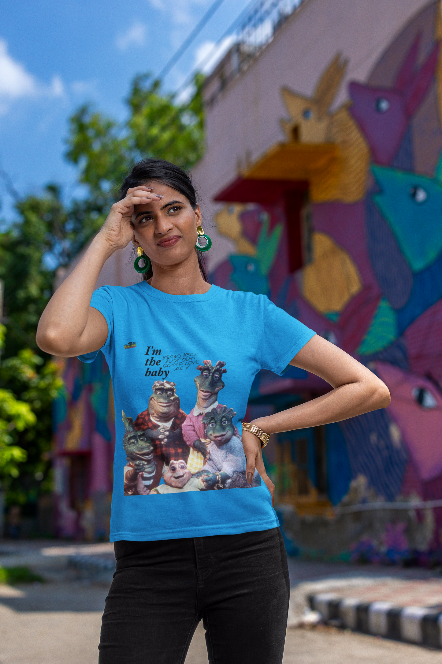 Retro 'Dinosaurs' TV Show T-Shirt | 90s Sinclair Family Tee