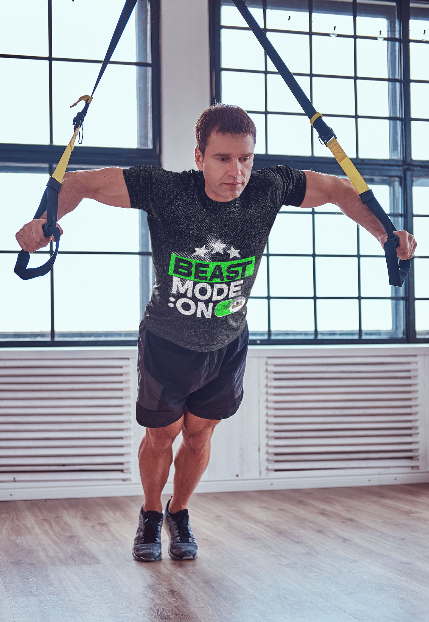 The "Beast Mode: ON" Tee 🔋 | Motivational Gym & Workout Shirt | BOOM! GEN Fitness
