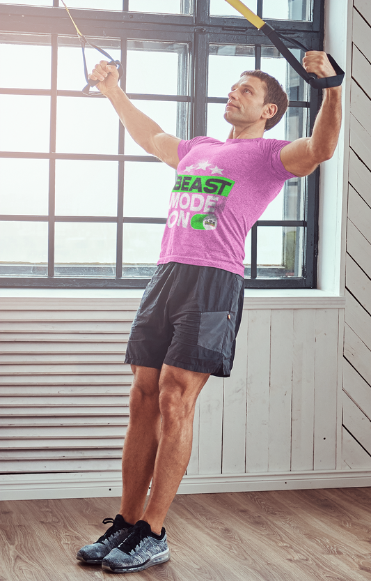 The "Beast Mode: ON" Tee 🔋 | Motivational Gym & Workout Shirt | BOOM! GEN Fitness