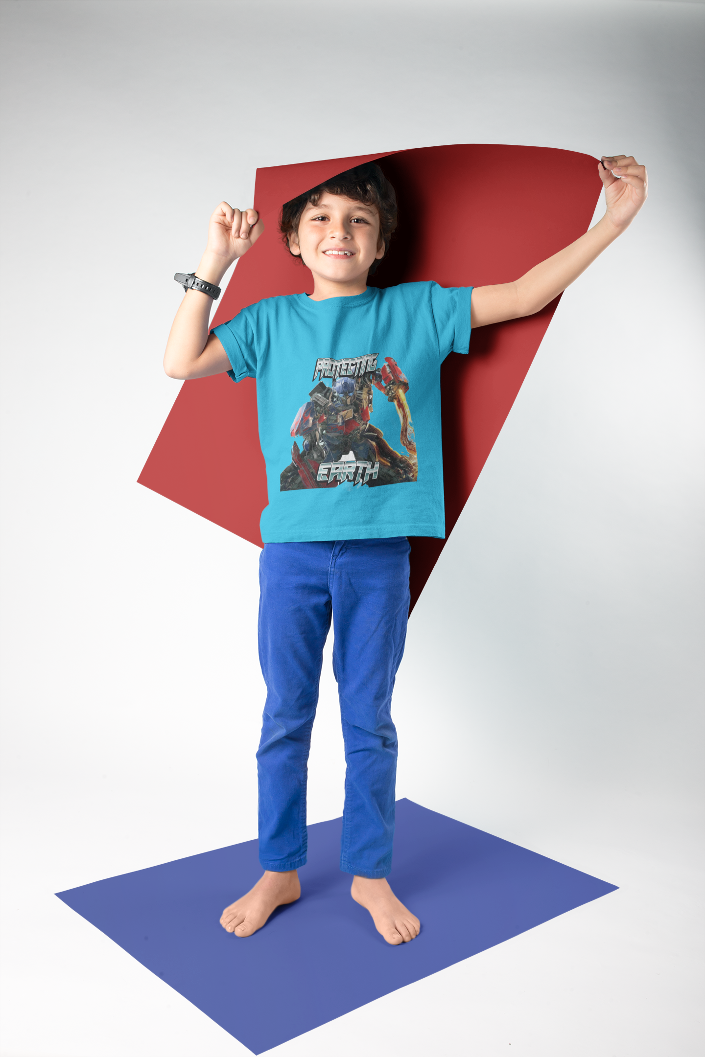 Optimus Prime "Protecting Earth" T-Shirt - Transformers Fan Tee