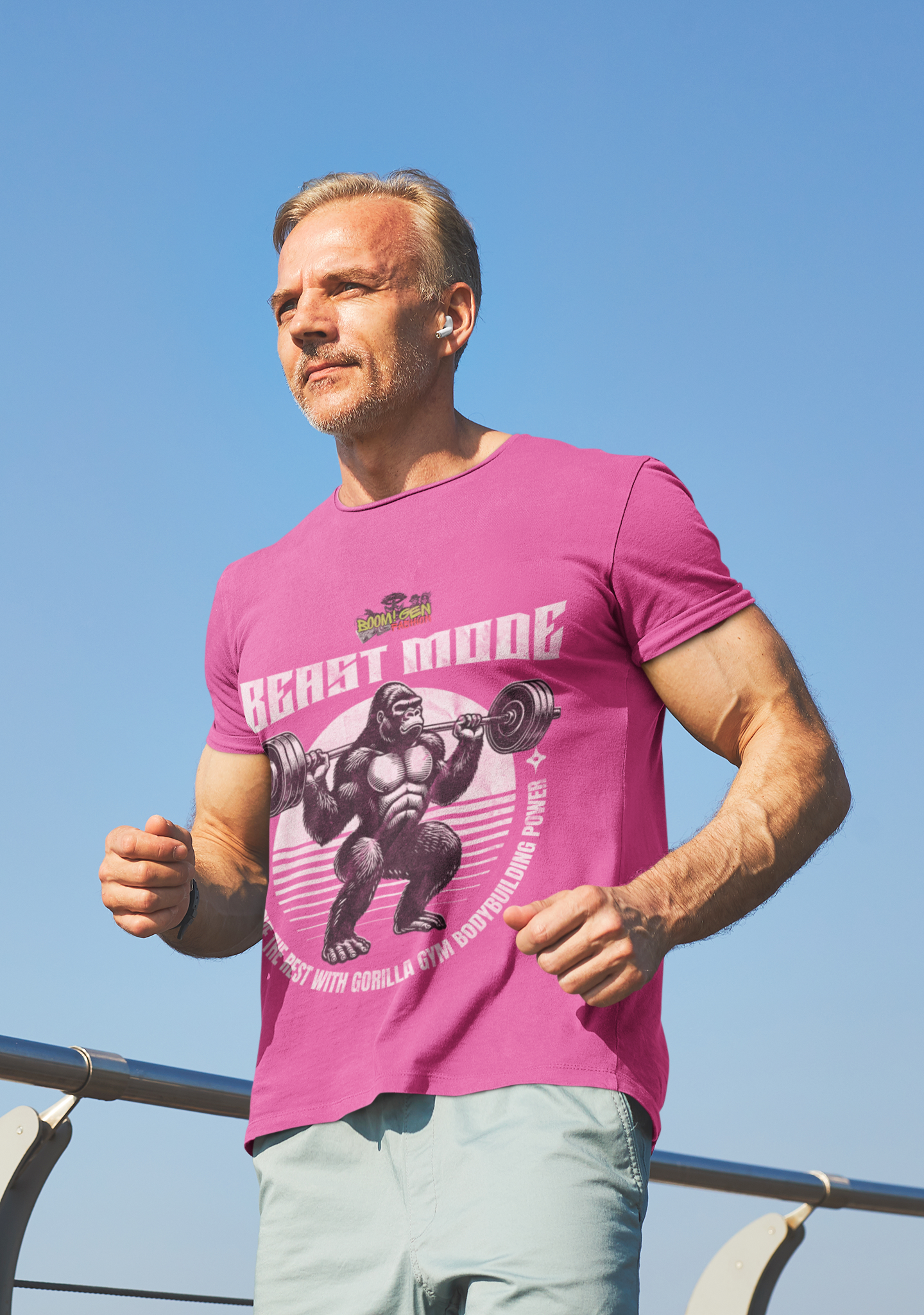 'Beast Mode' Gorilla T-Shirt | Retro Gym & Bodybuilding Tee