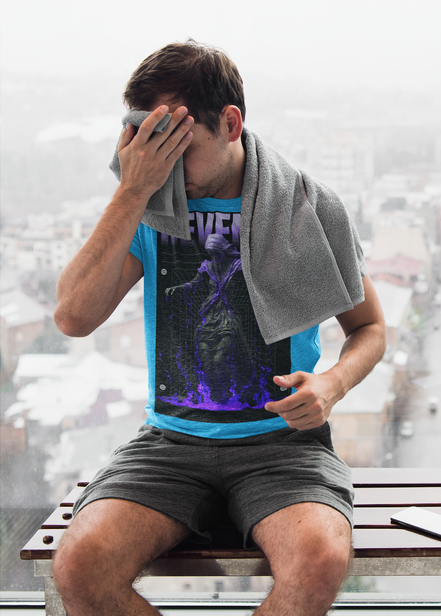 Cold marble. Dark intent. Wear the vengeance.