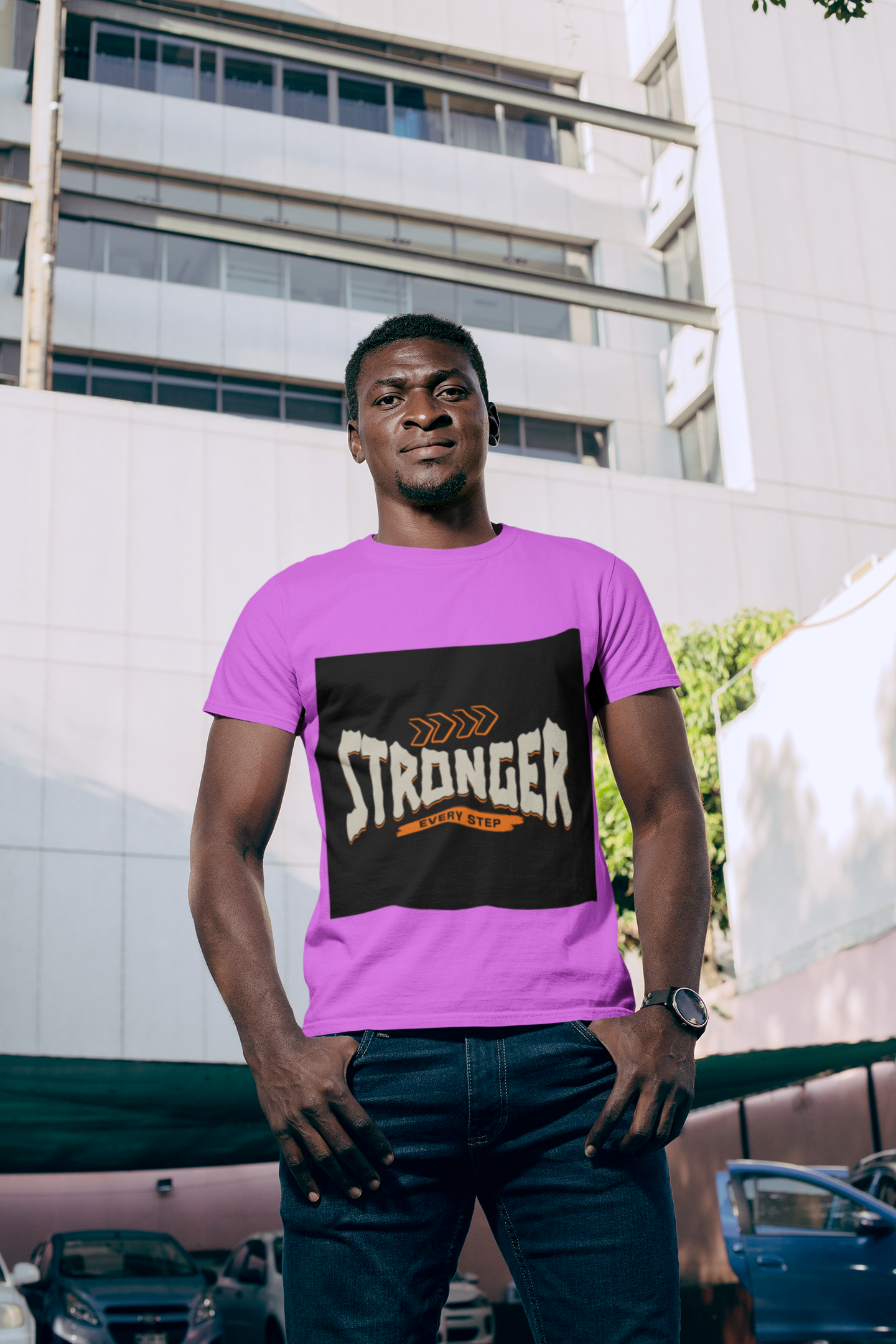 Step harder. Stand taller. Stronger every step.
