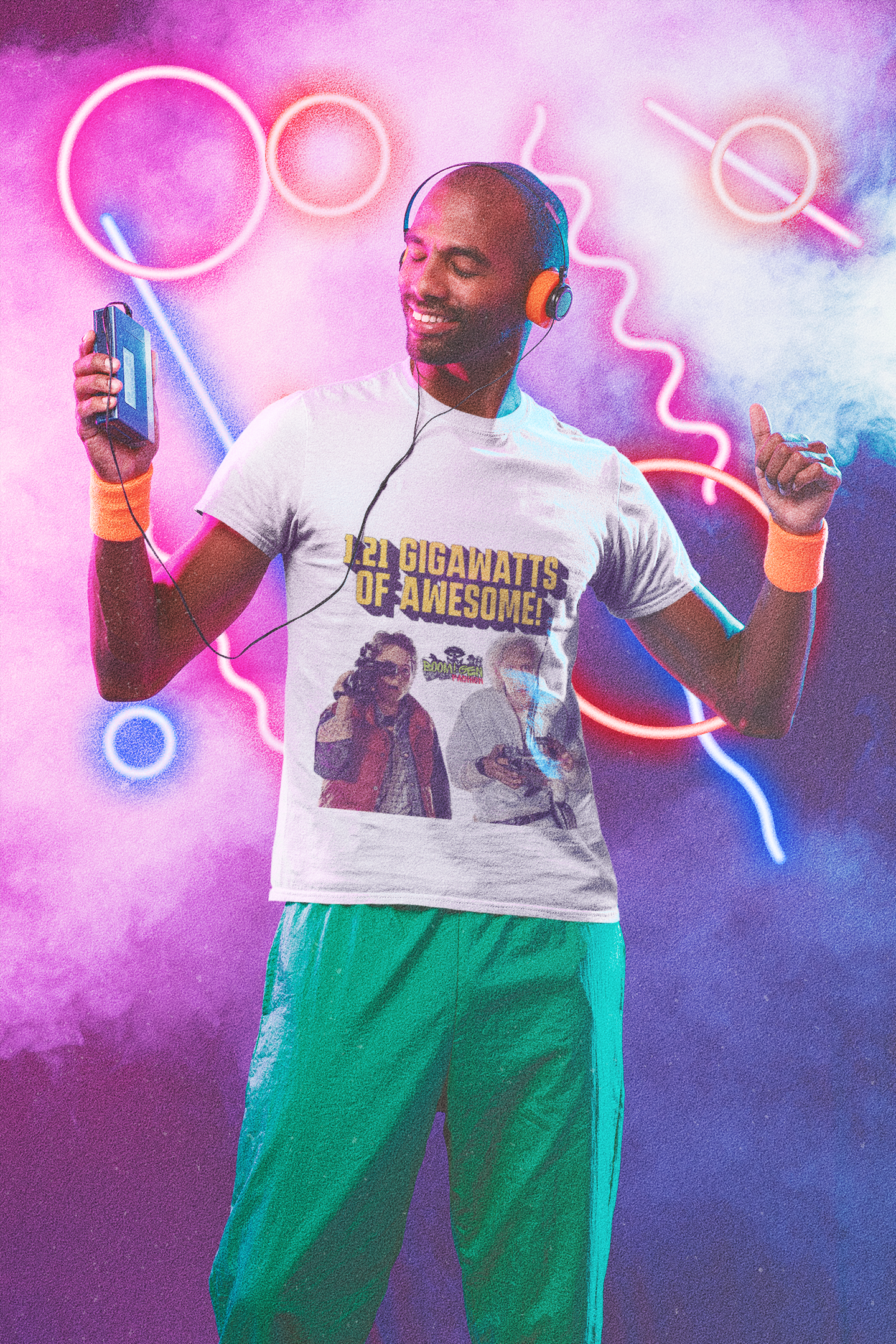 1.21 Gigawatts of Awesome — Retro Back to the Future Fan Tee