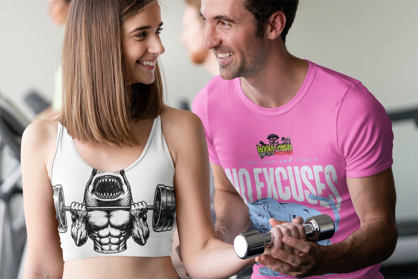 'No Excuses' Panther T-Shirt | Retro Gym Motivation & Fitness Tee