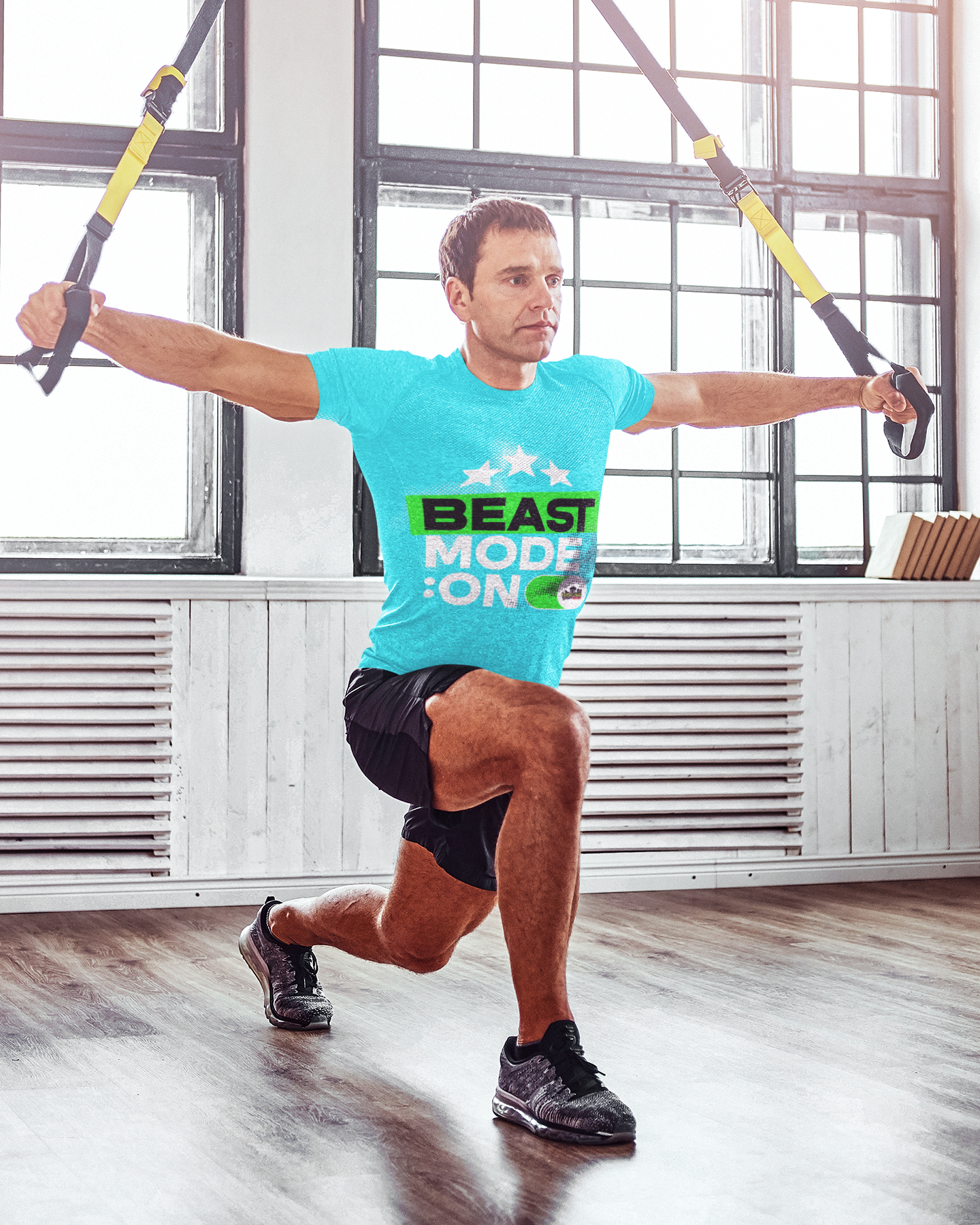 The "Beast Mode: ON" Tee 🔋 | Motivational Gym & Workout Shirt | BOOM! GEN Fitness