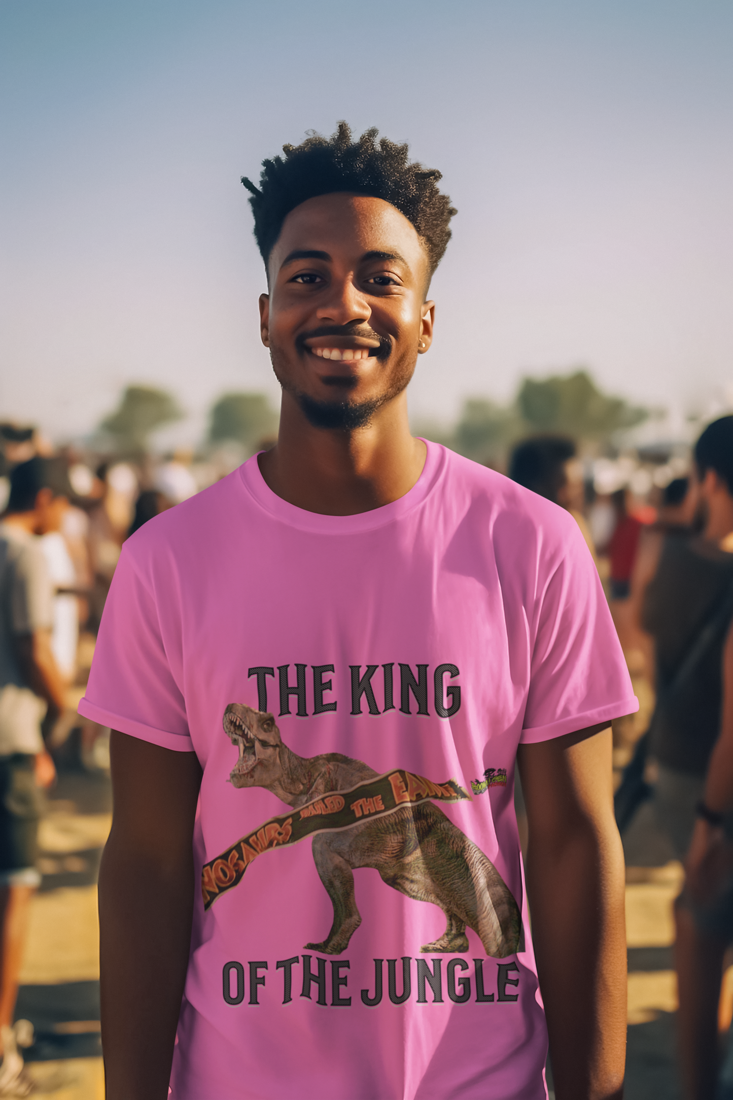 Jurassic Park T-Shirt — T. Rex “King of the Jungle” Retro Tee
