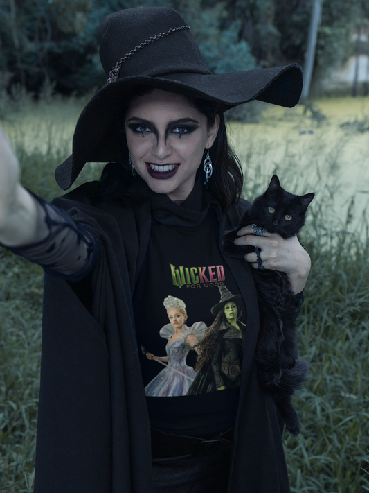 Wicked Part 2 "For Good" T-Shirt | Elphaba & Glinda Friendship Tee