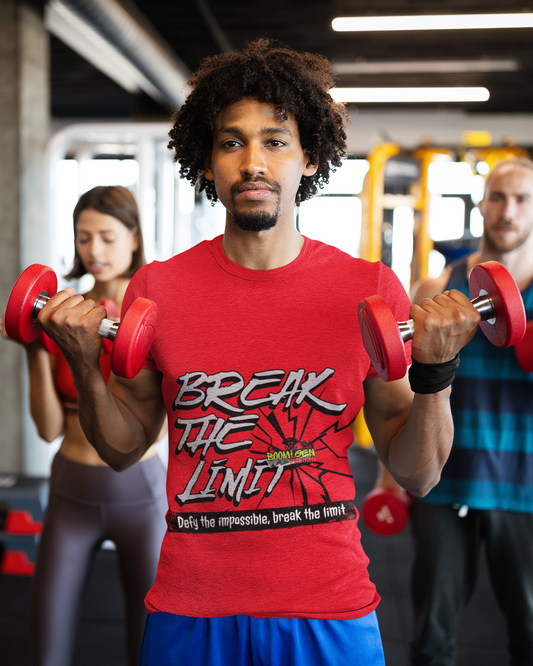 The "Break The Limit" Tee 💥| Motivational Gym & Streetwear Shirt | BOOM! GEN FASHION