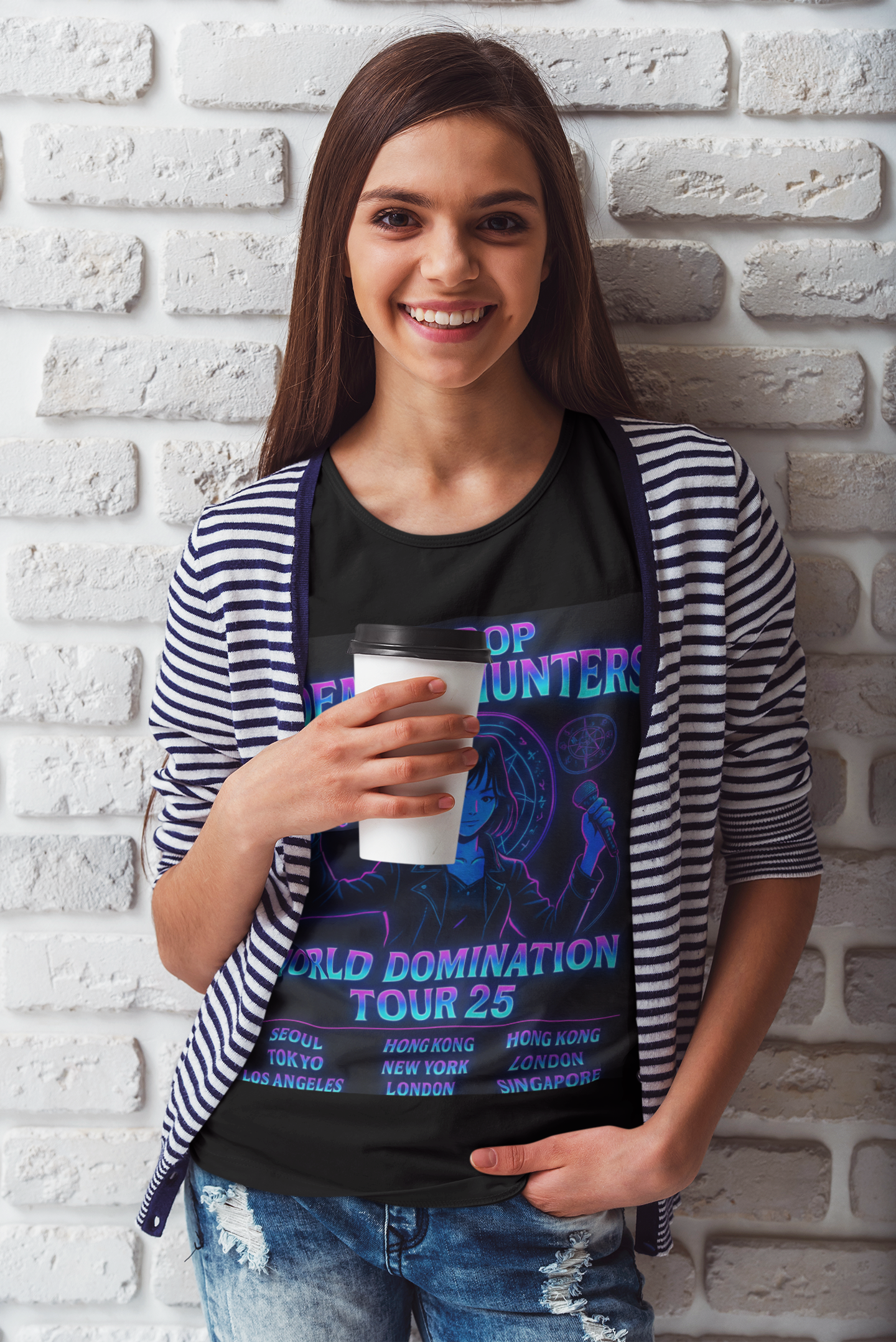 K-POP DEMON HUNTERS — World Tour ’25 Promo Tee