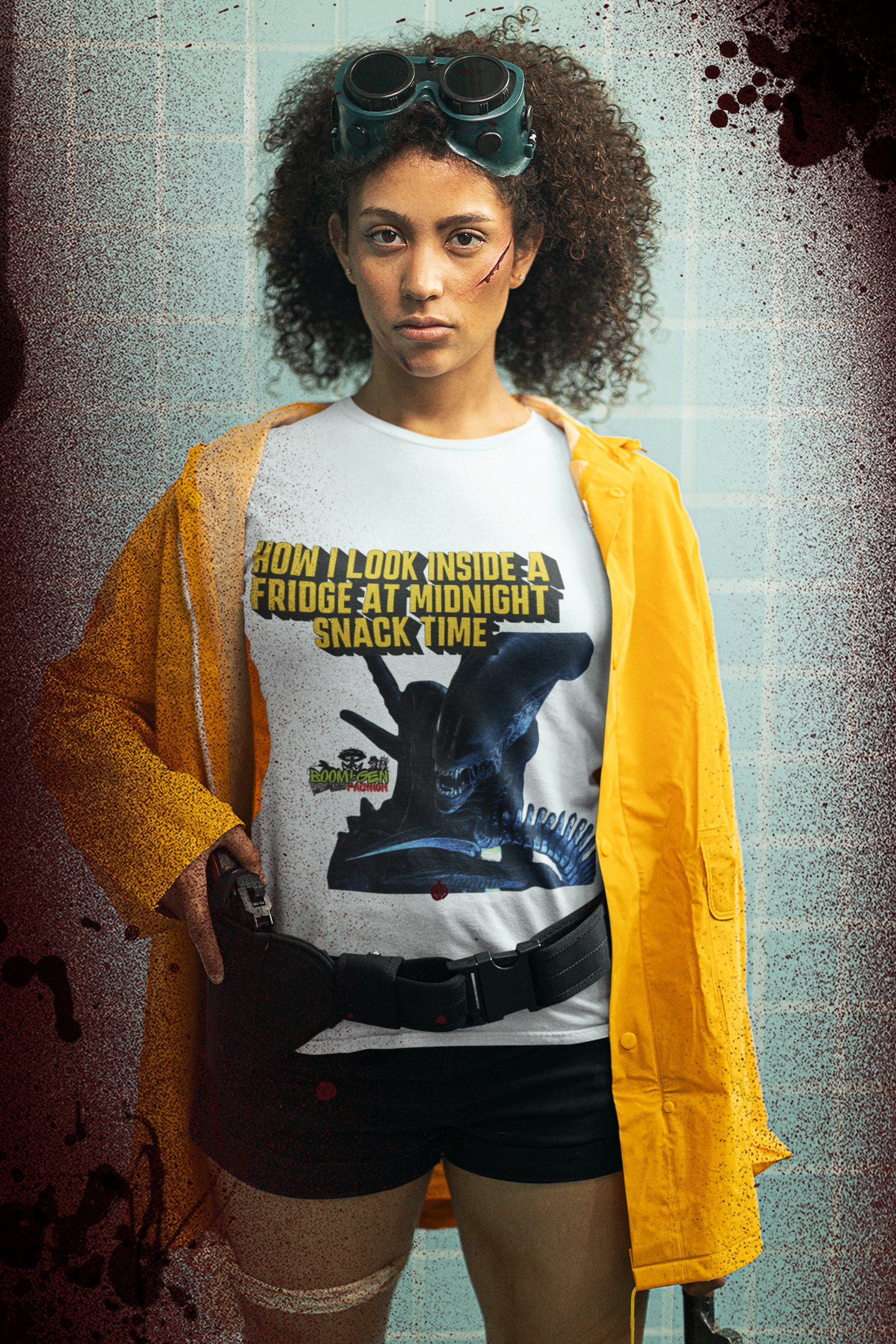 Xenomorph Midnight Snack T-Shirt - Alien Hunger Tee