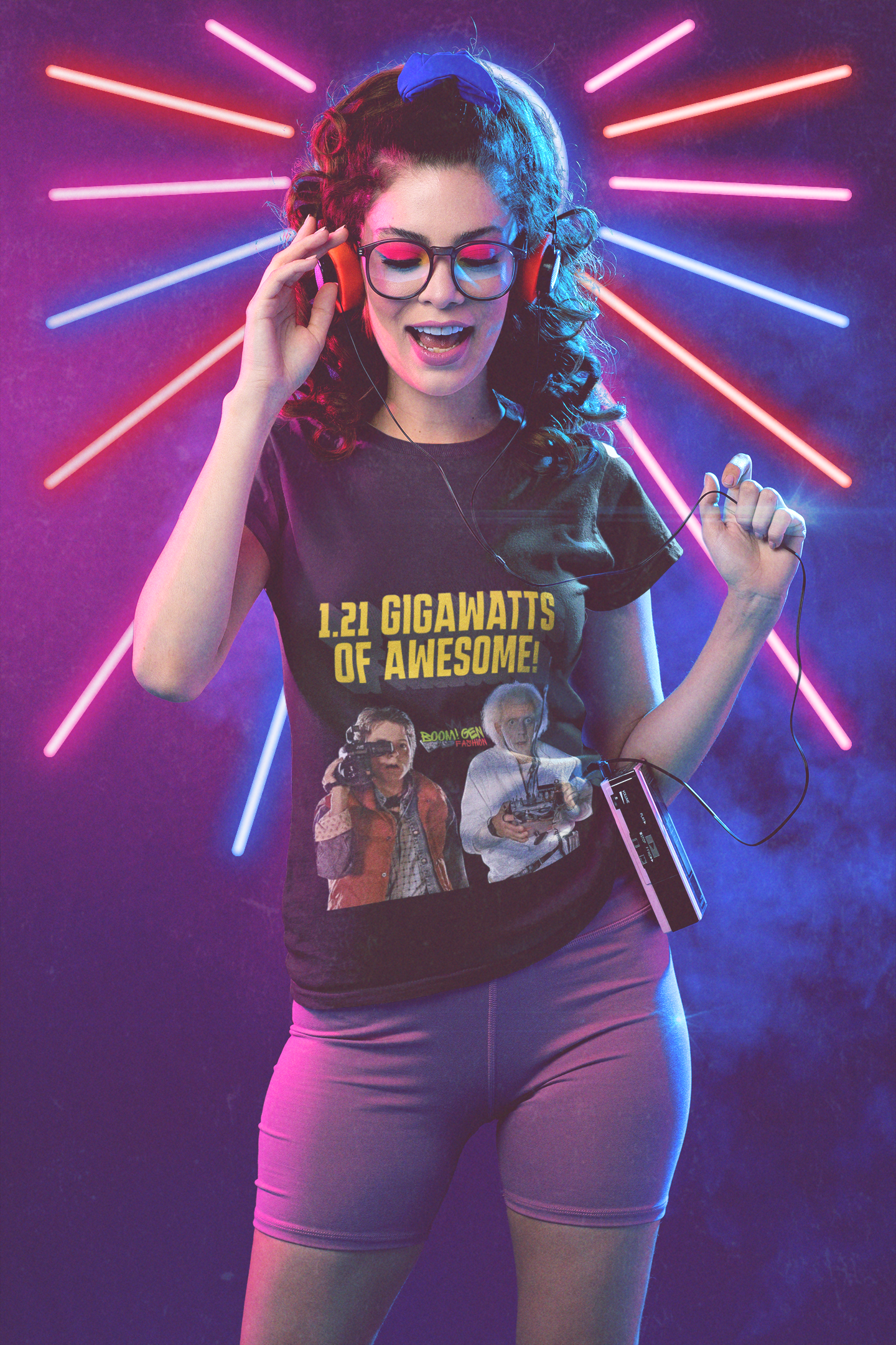 1.21 Gigawatts of Awesome — Retro Back to the Future Fan Tee