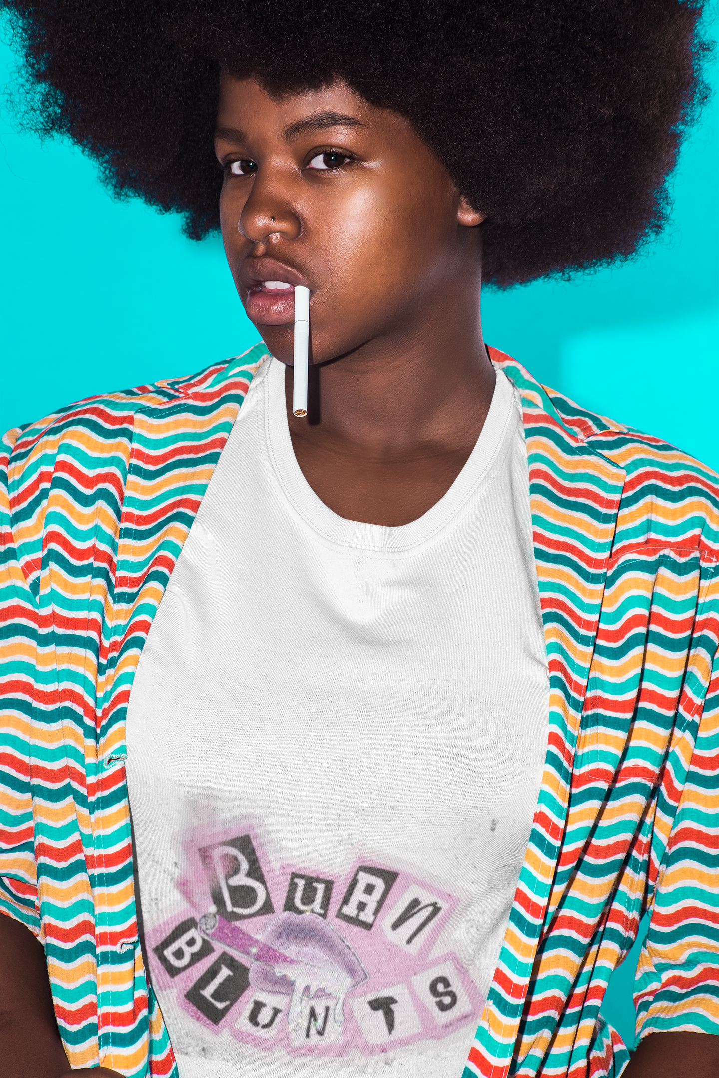 Burn Blunts Tee — Men’s Streetwear & Cannabis Graphic