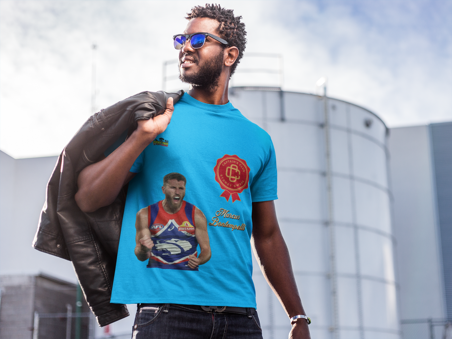 Western Bulldogs Captain's Club Marcus Bontempelli T-Shirt | AFL