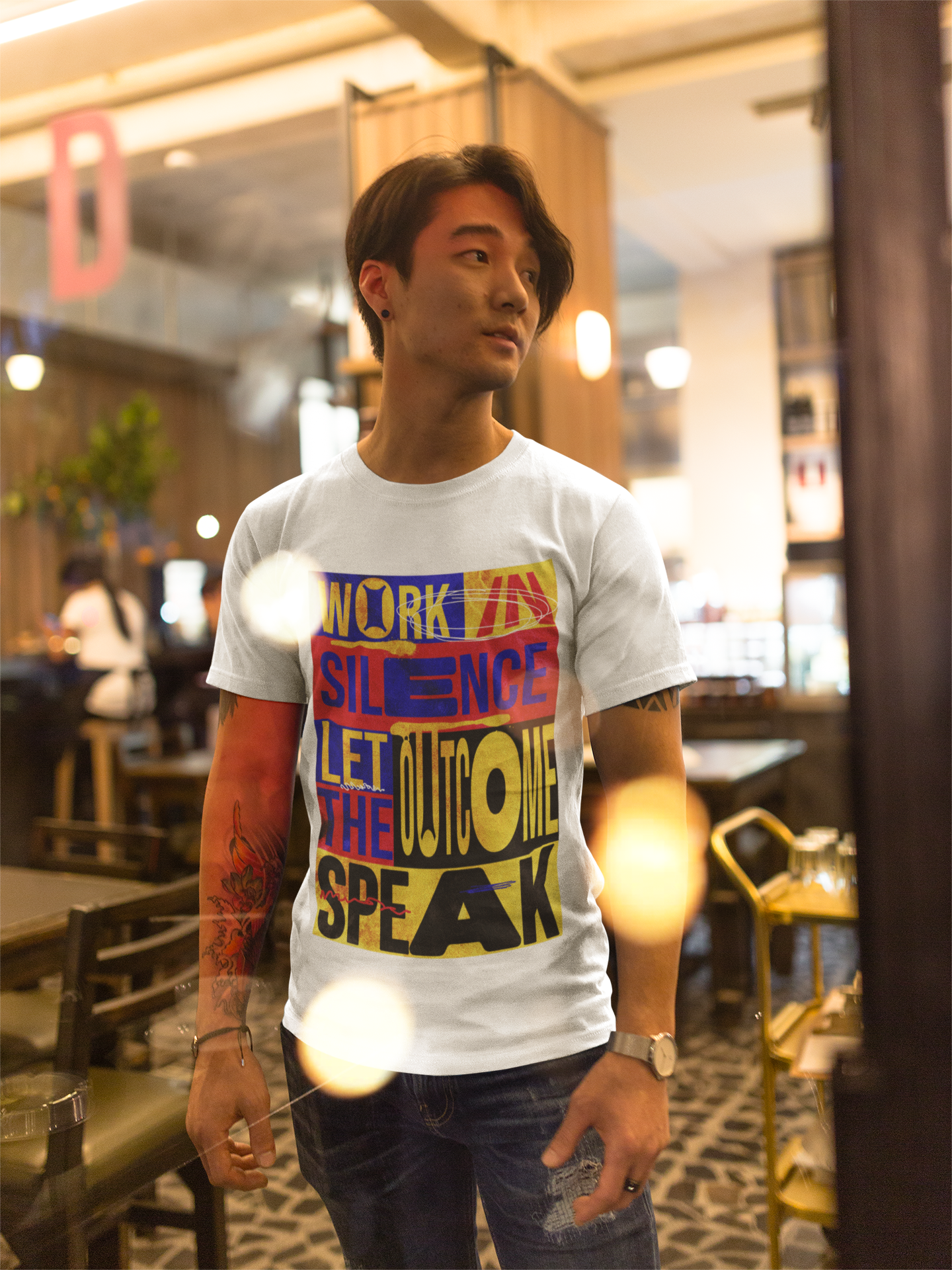 WORK IN SILENCE — Let Your Outcome Speak Tee — Limited Drop