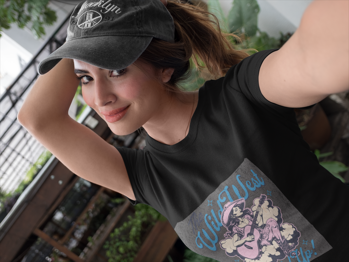 Cowgirl Up — Wild West Cowgirl Tee